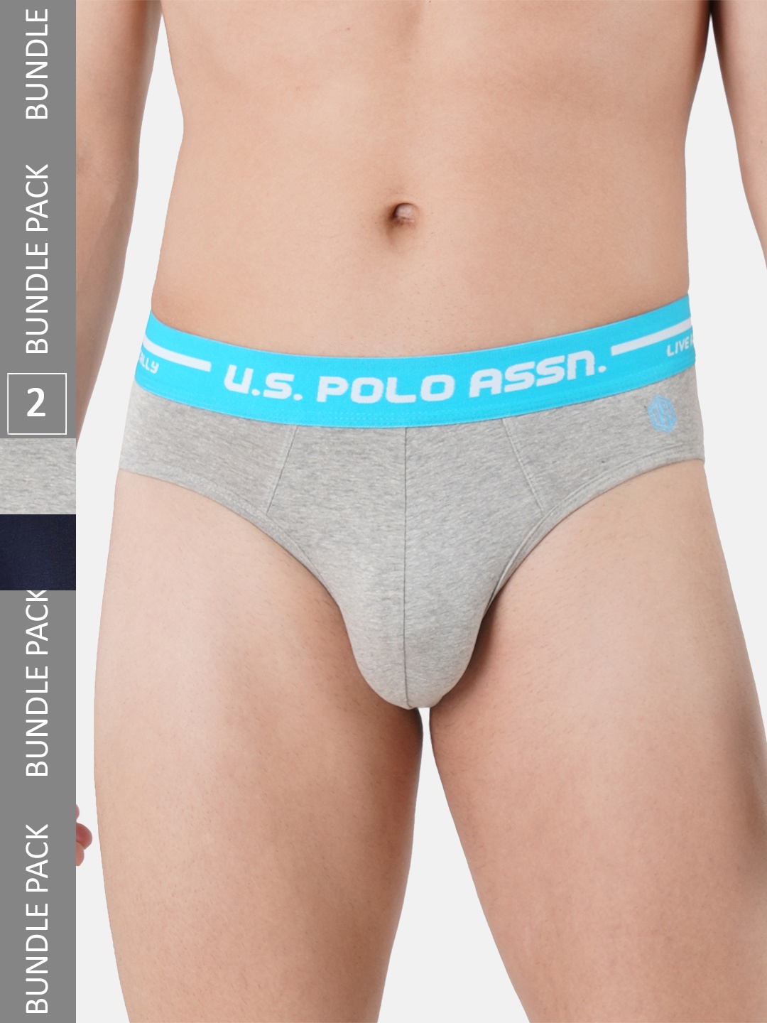 

U.S. Polo Assn. Men Pack Of 2 Assorted Basic Briefs