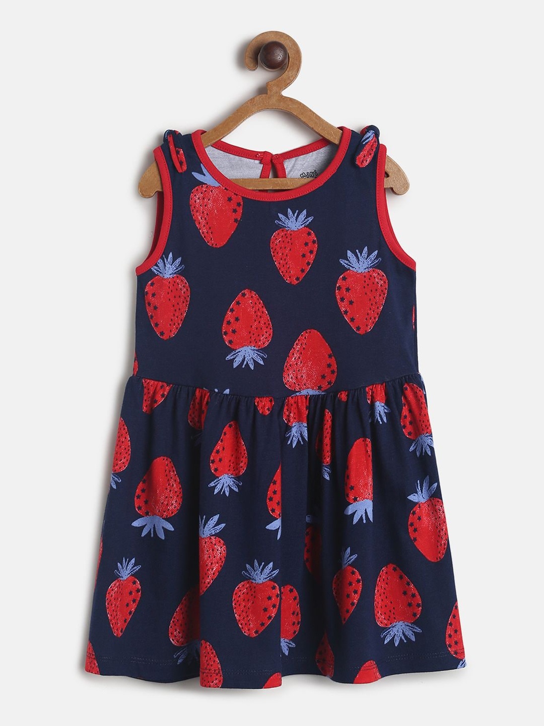 

MINI KLUB Girls Multicoloured Floral A-Line Dress, Multi
