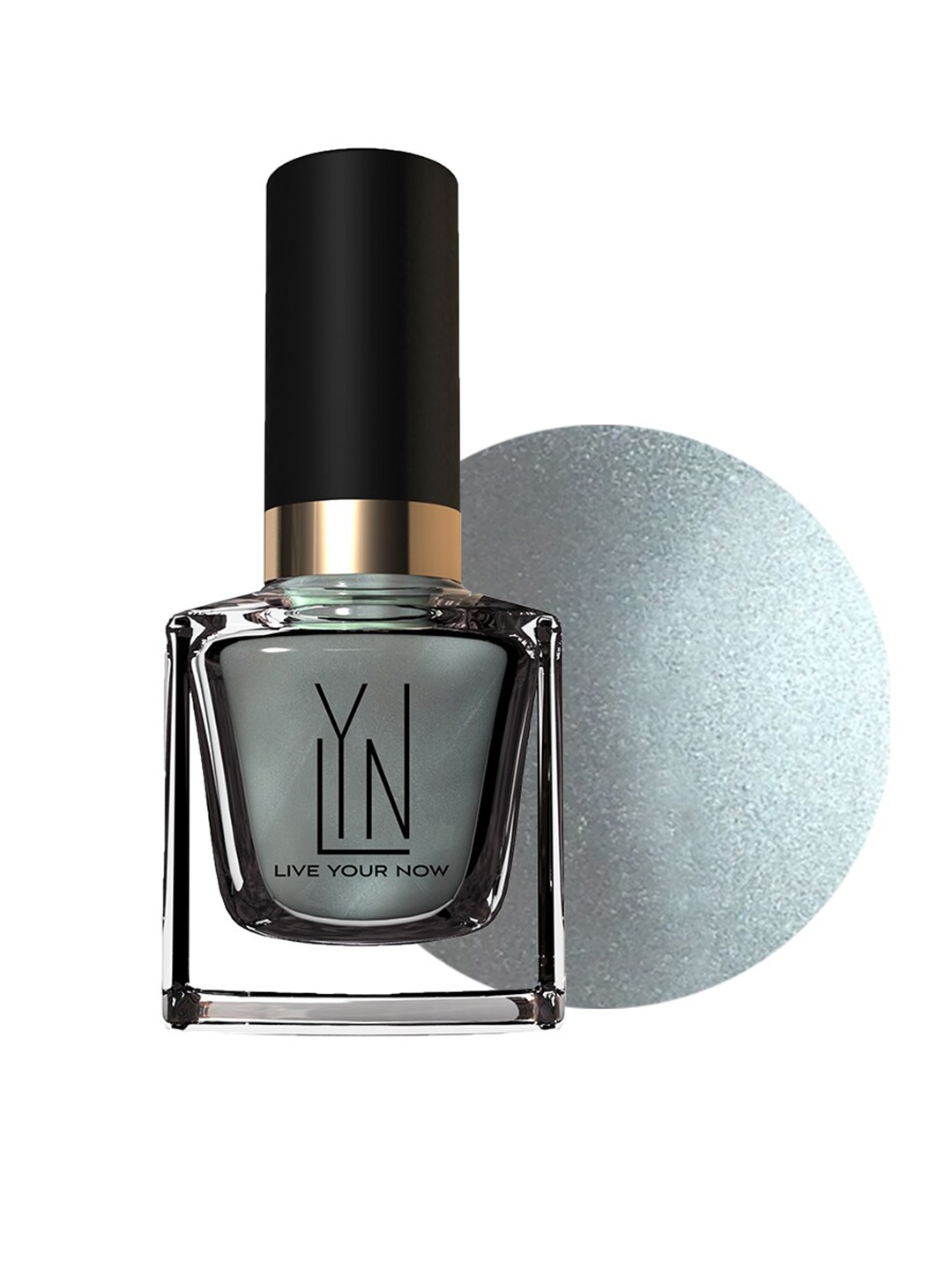 

LYN LIVE YOUR NOW Fast Dry Non Toxic Nail Polish - Steel-ing The Show, Silver