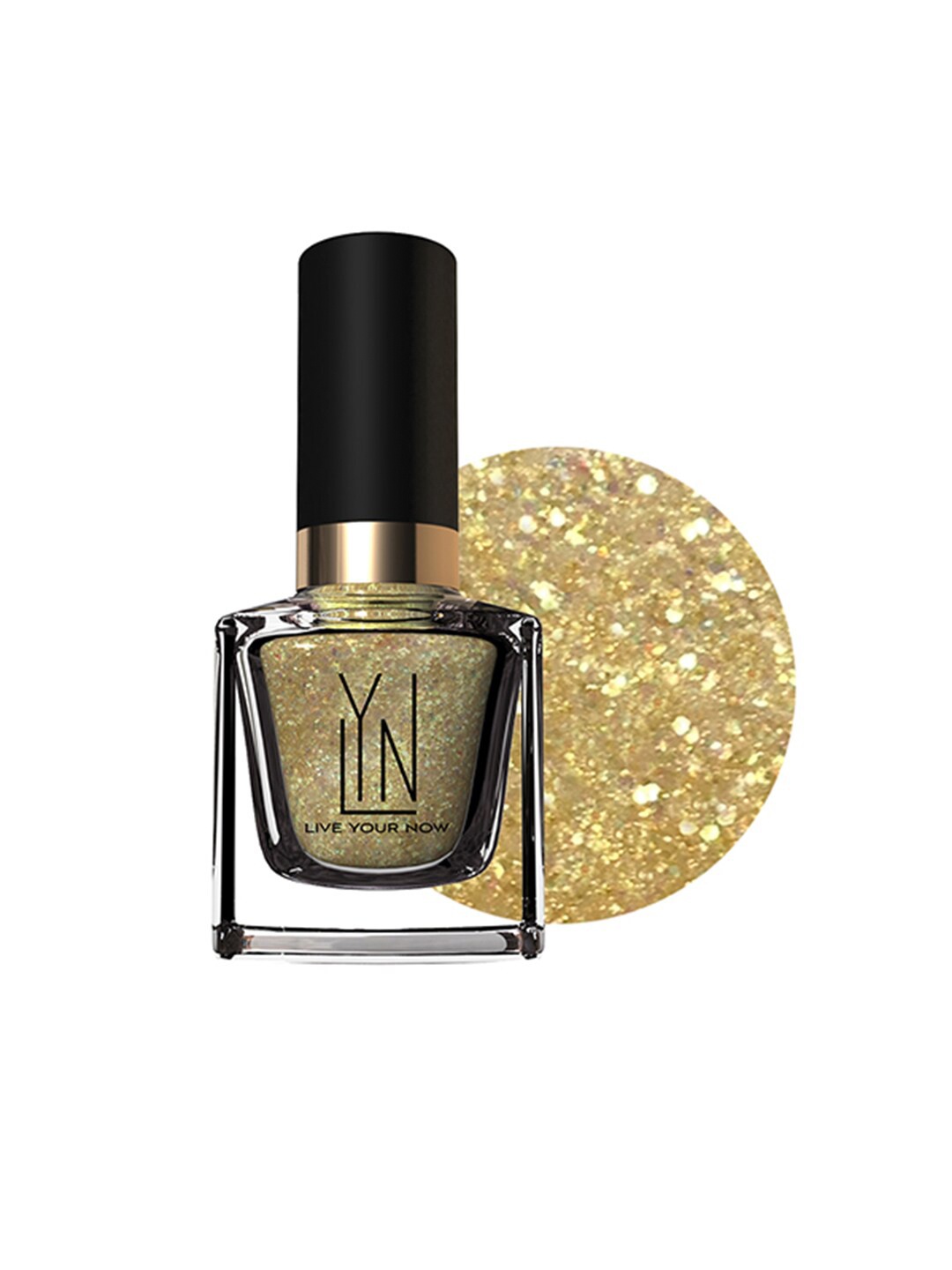 

LYN LIVE YOUR NOW Goldzilla Nail Polish Fast Dry Non Toxic, Gold