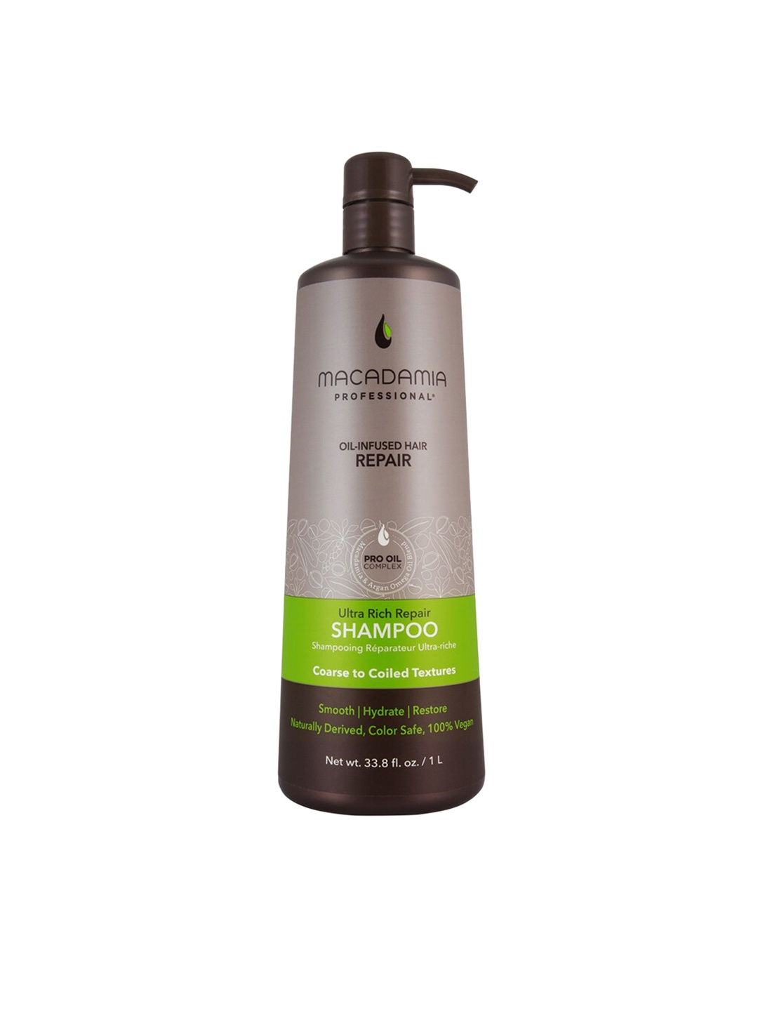 

Macadamia Professional Ultra Rich Repair Shampoo 1L, Green