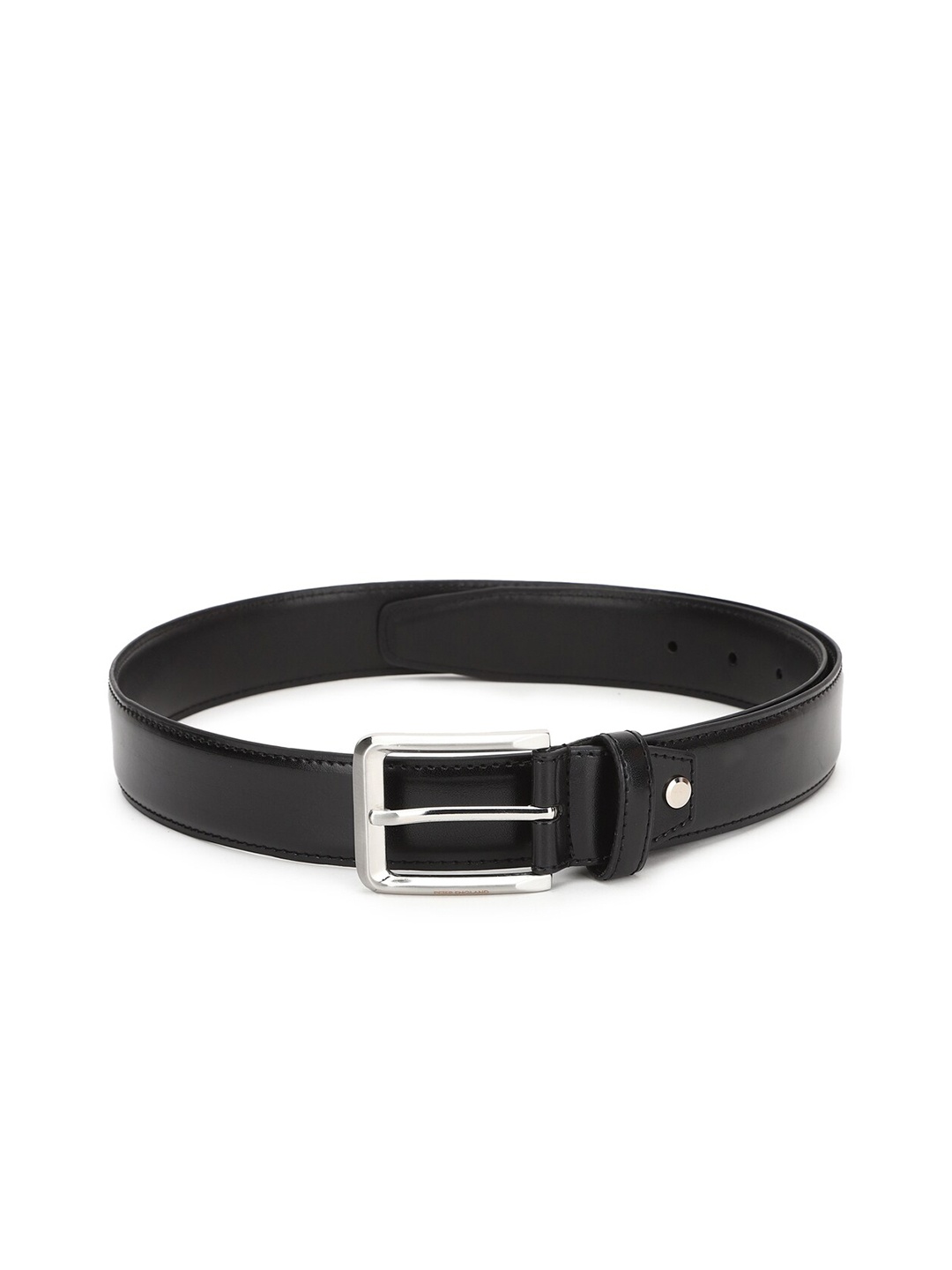 

Peter England Men Black Solid PU Casual Belt