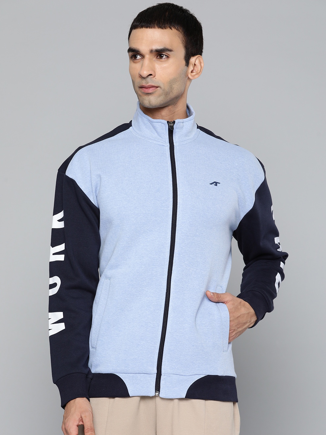 

Alcis Men Blue Cotton Sweatshirt