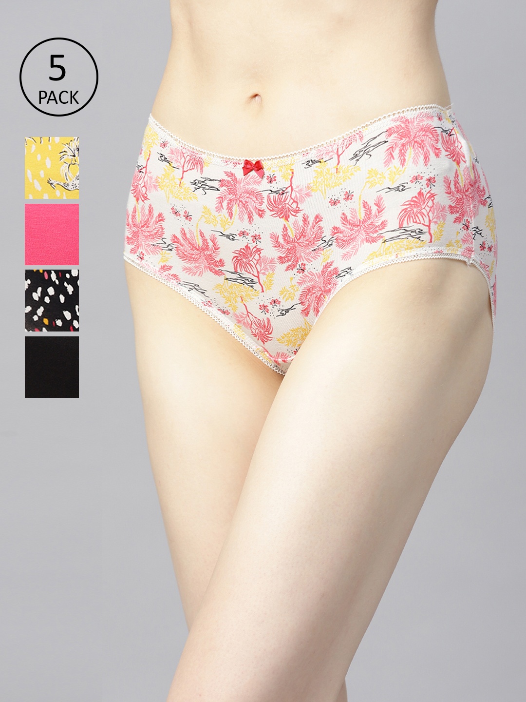 

Marks & Spencer Womens Pack of 5 Basic briefs - T612065XPINK, Pink
