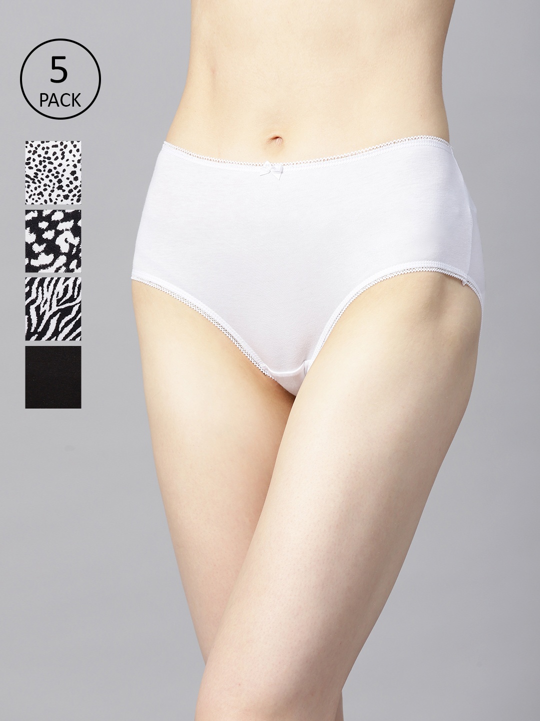 

Marks & Spencer Womens Pack of 5 Basic briefs - T612065XBLACK, Black
