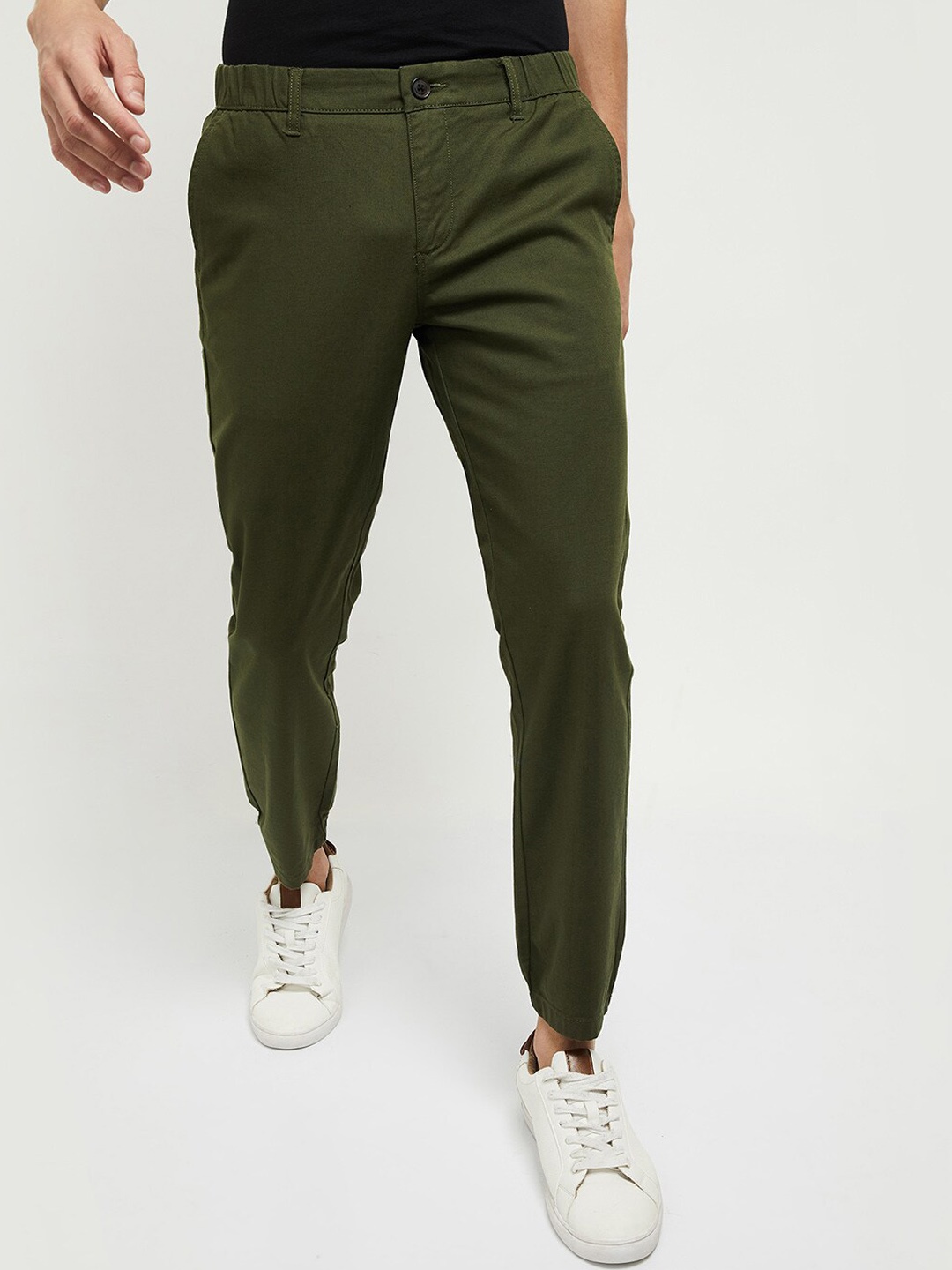 

max Men Green Trousers