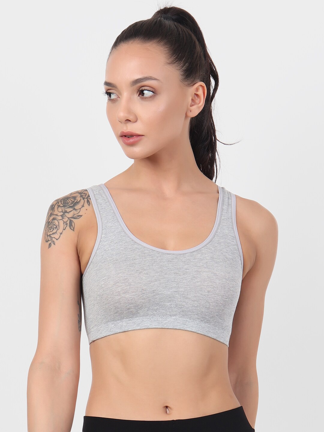 

XOXO Design Women Grey Workout Bra-XOXO-CTSB-GRY_28