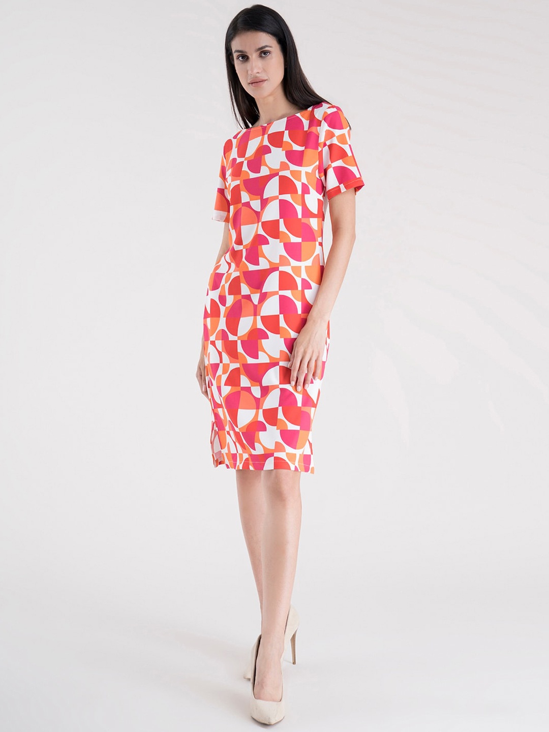 

FableStreet Fuchsia Sheath Dress