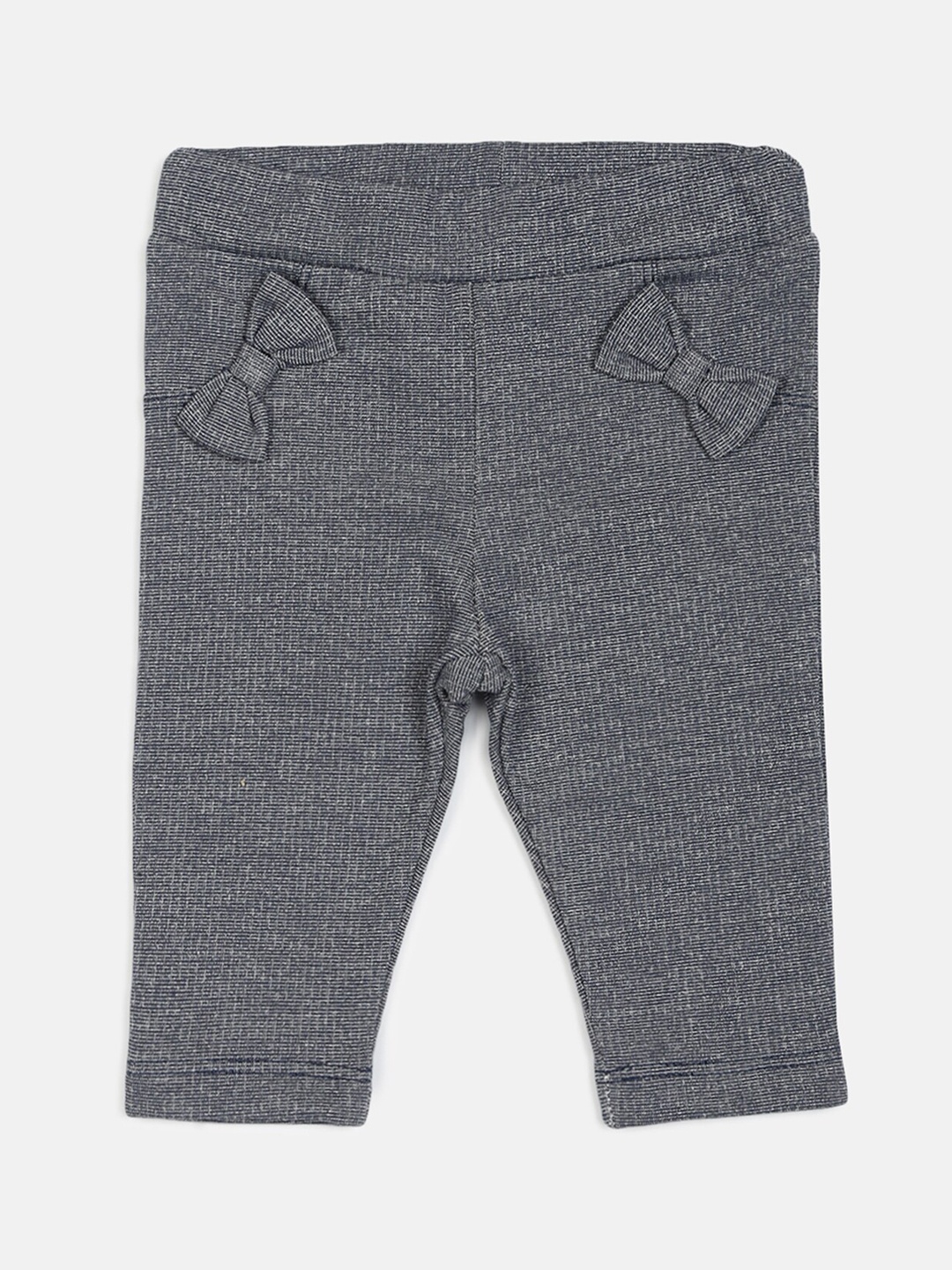 

Chicco Infant Girls Grey Solid Three-Fourth-Length Leggings