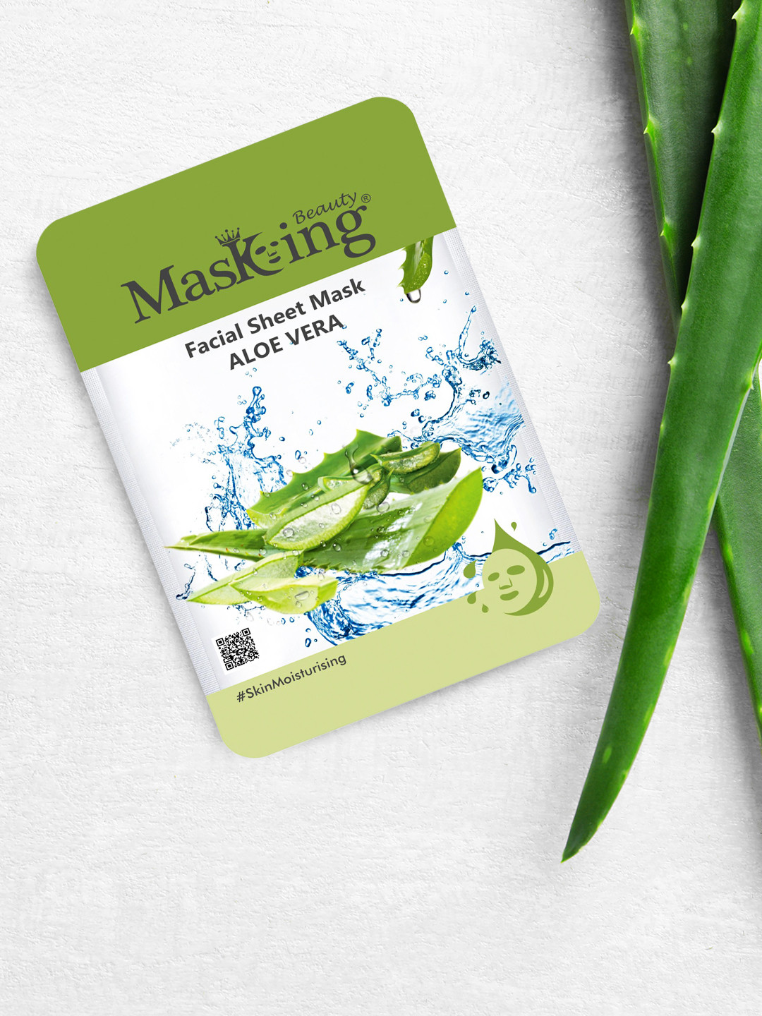 

MasKing Set of 3 Beauty Aloe Vera Facial Sheet Mask 60ml, Green