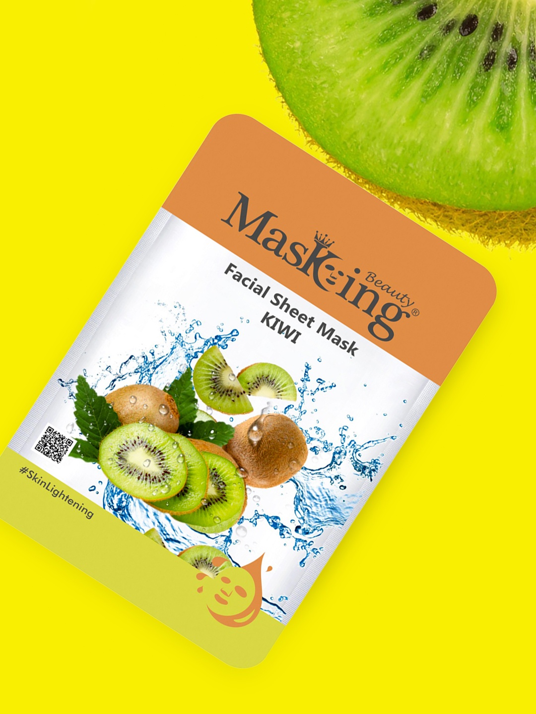 

MasKing Unisex Pack of 5Beauty Kiwi Facial Sheet Mask-20ml Each, Green
