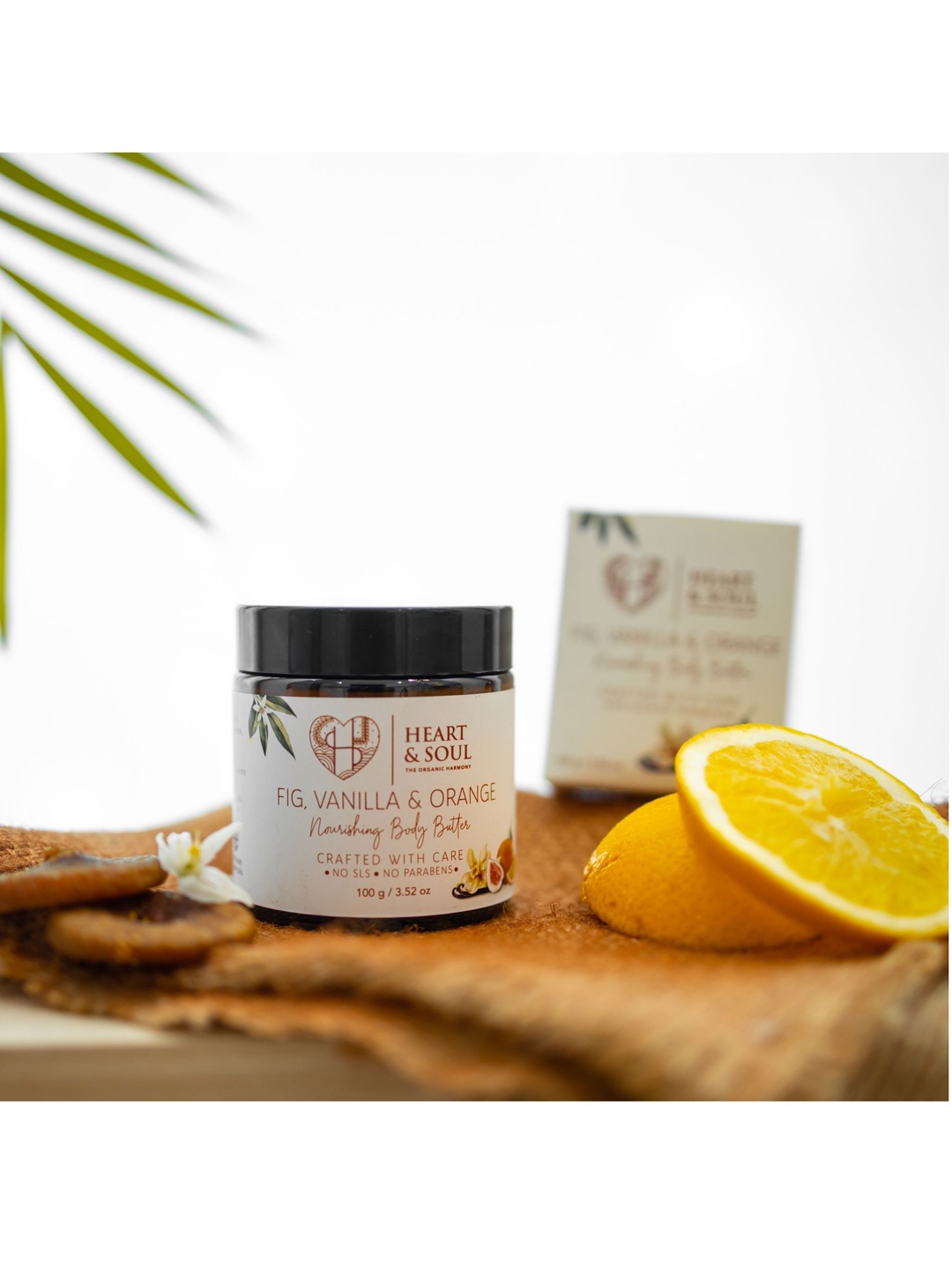 

HEART AND SOUL Fig, Vanilla and Orange Nourishing Body Butter 100g, White