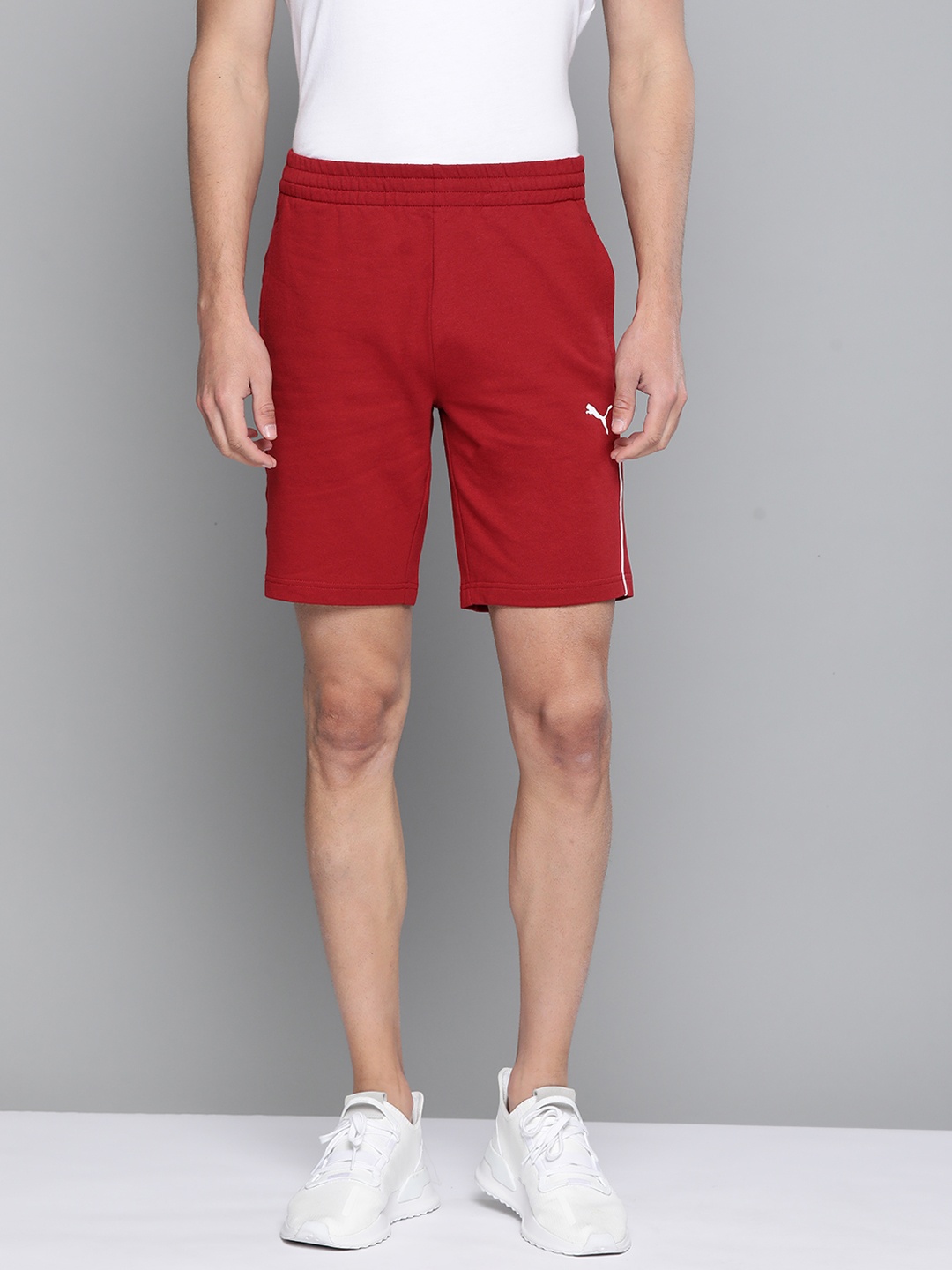 

one8 x PUMA Men Red Slim Fit Sports Shorts