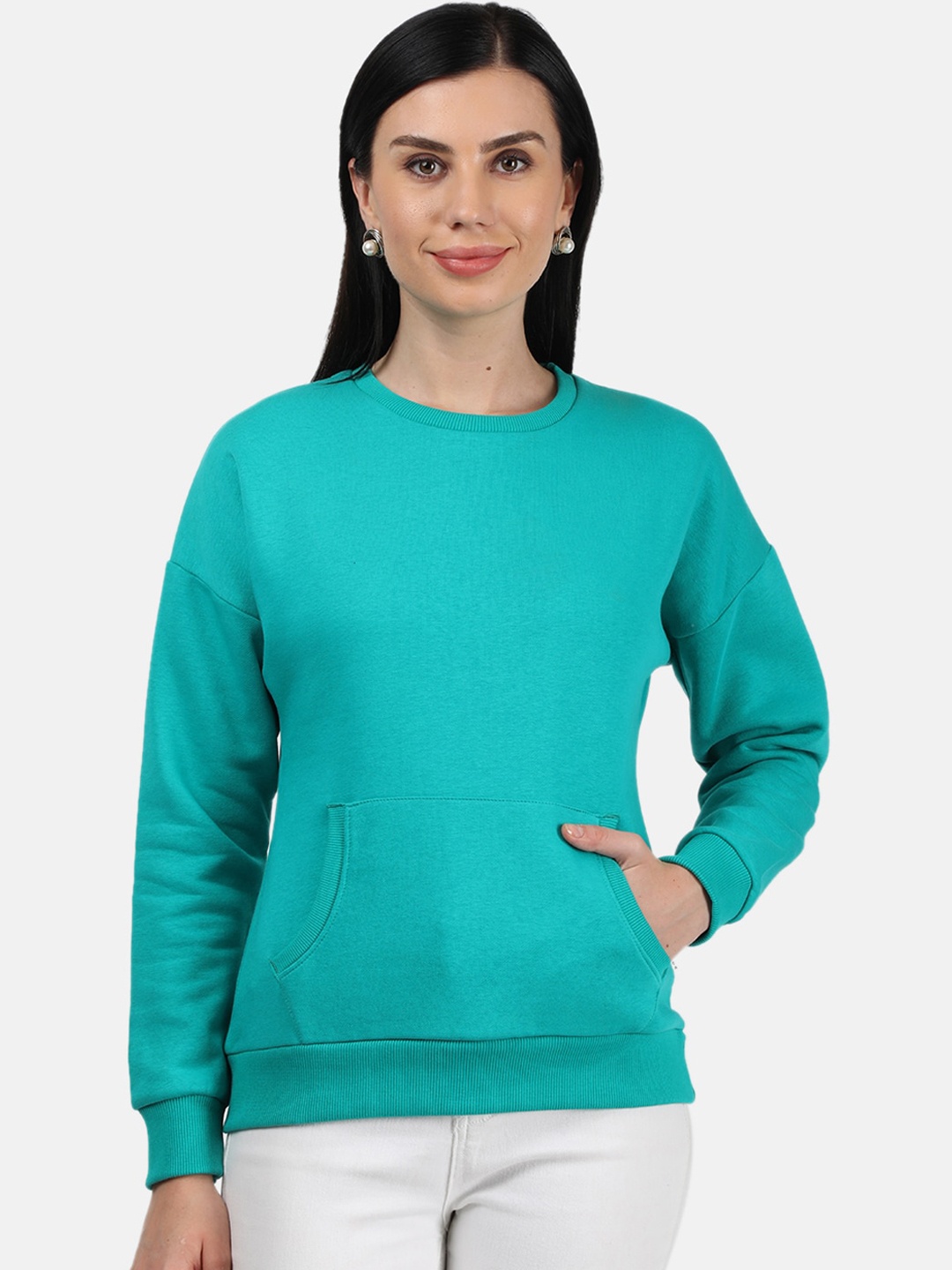 

Monte Carlo Women Green Sweatshirt