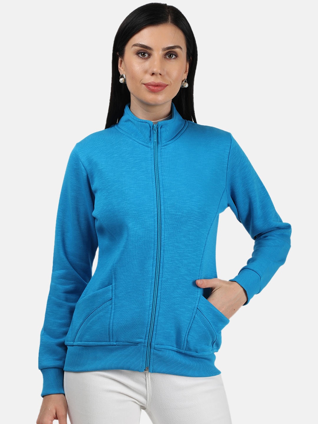 

Monte Carlo Women Blue Sweatshirt