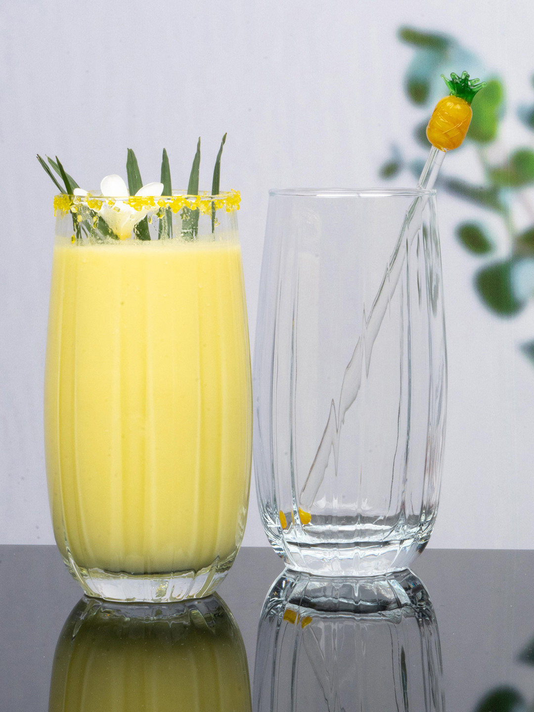 

GOODHOMES Set of 6 Transparent Glass Tumblers