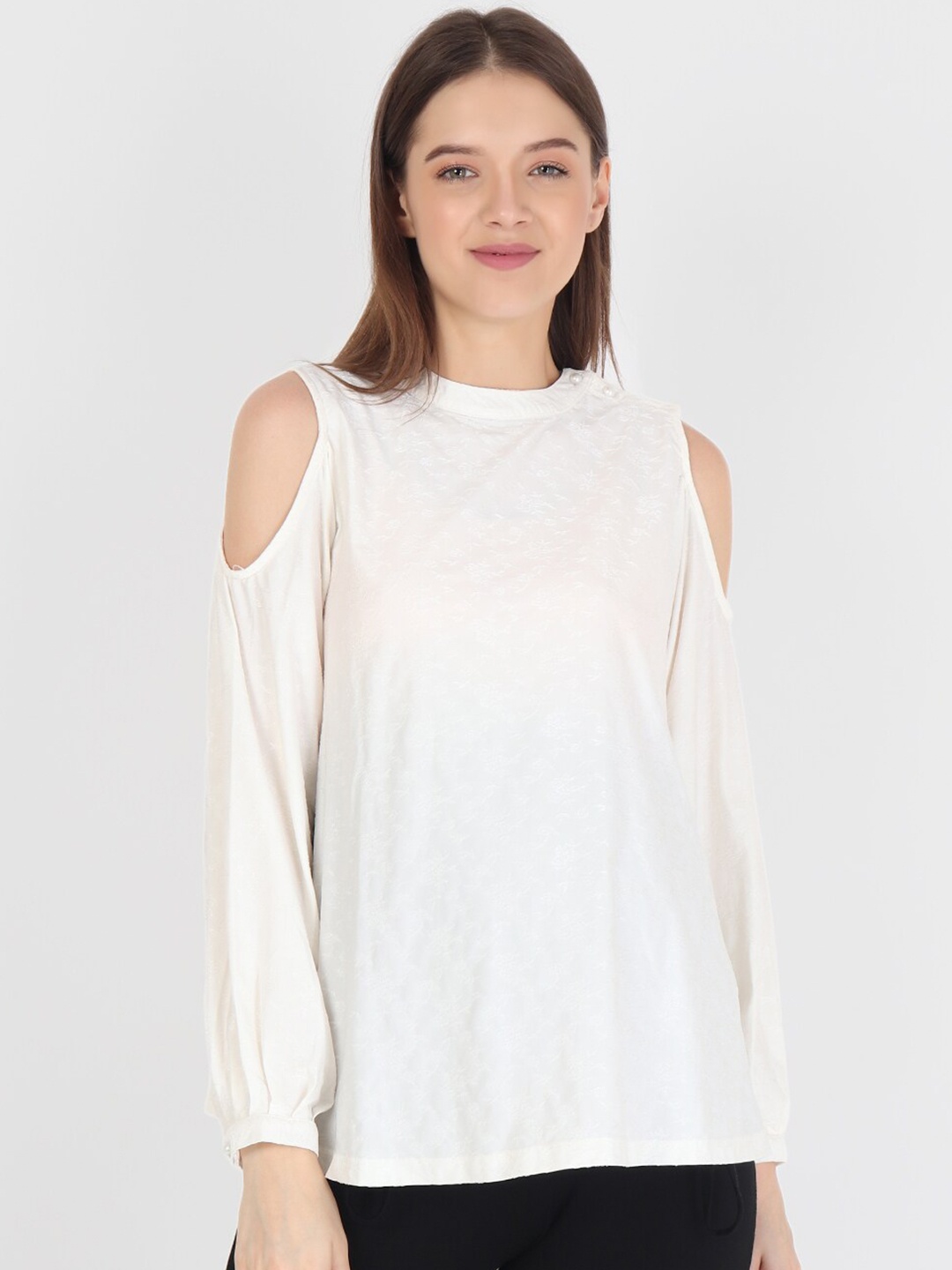 

Momsoon Maternity Off White Regular Top