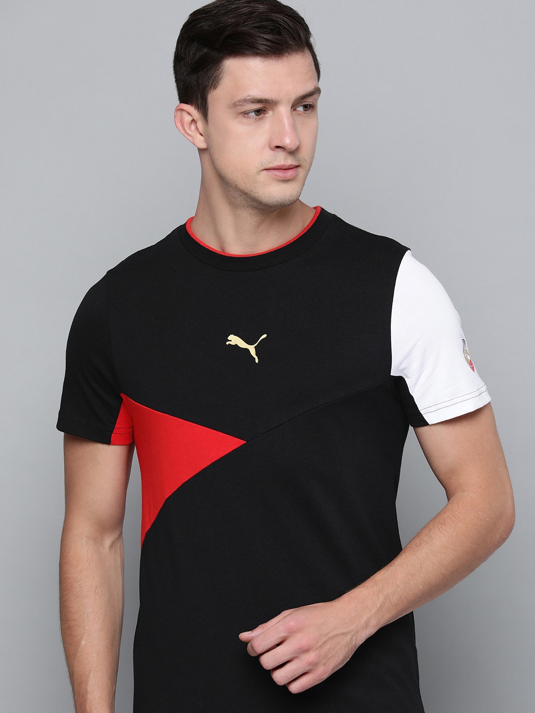 

Puma Men Black Colourblocked Art of Sports T-shirt