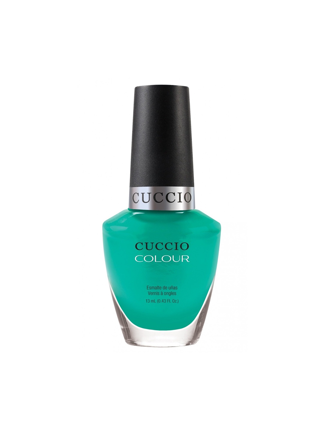 

Cuccio Make A Difference Women Nail Polish - Electric Turquoise Neon 25-Free Formula 13 ml, Turquoise blue