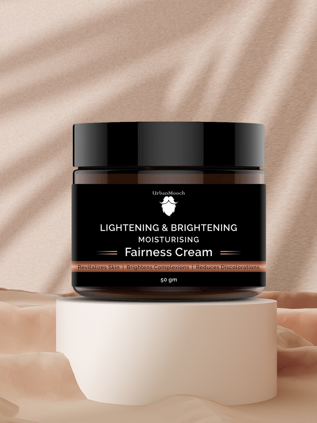 

UrbanMooch Men Lightening & Brightening Moisturizing Fairness Cream - 50gm, White