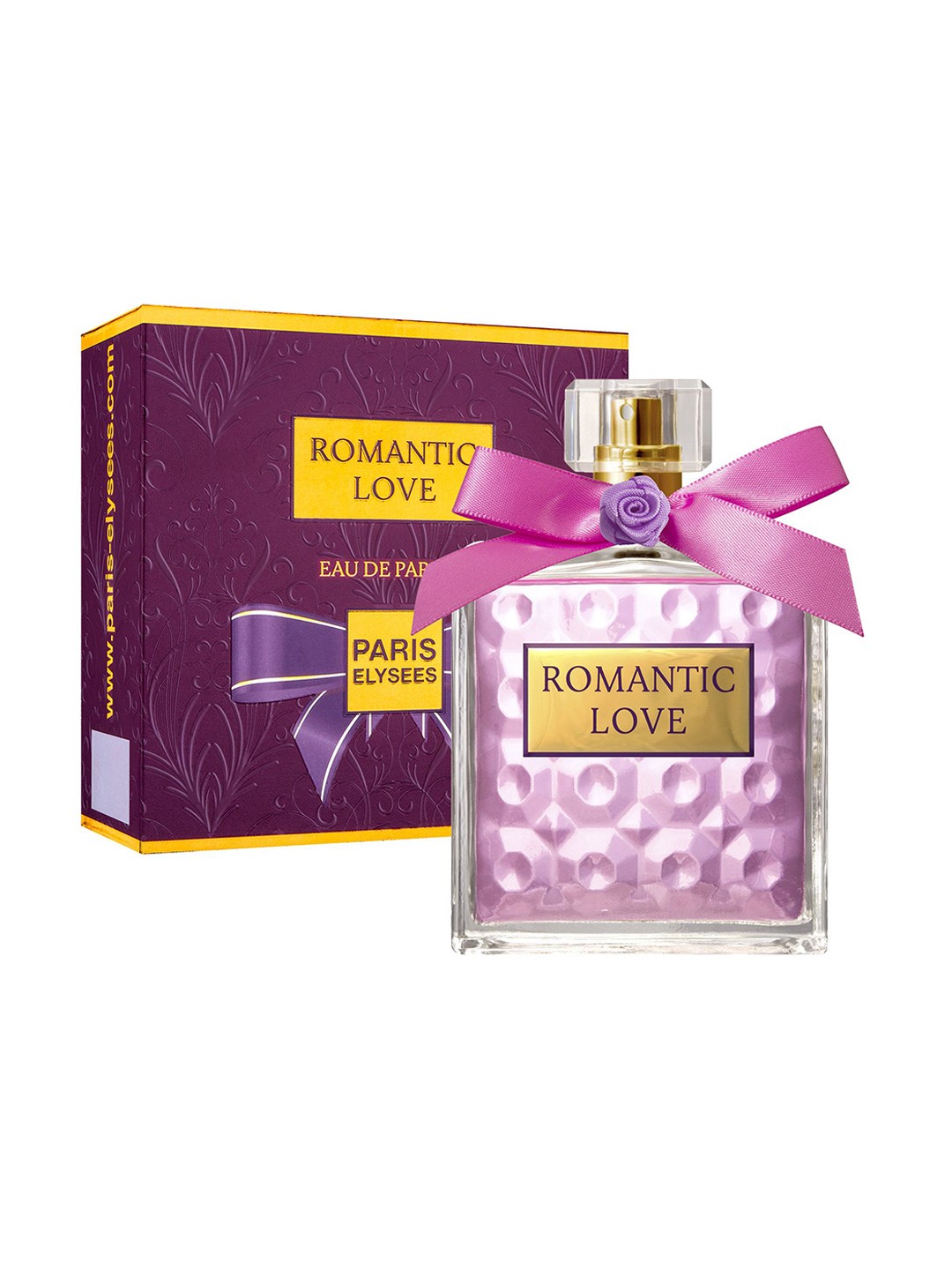 

PARIS ELYSEES Woman Romantic Love Eau De Parfum 100ml, Pink