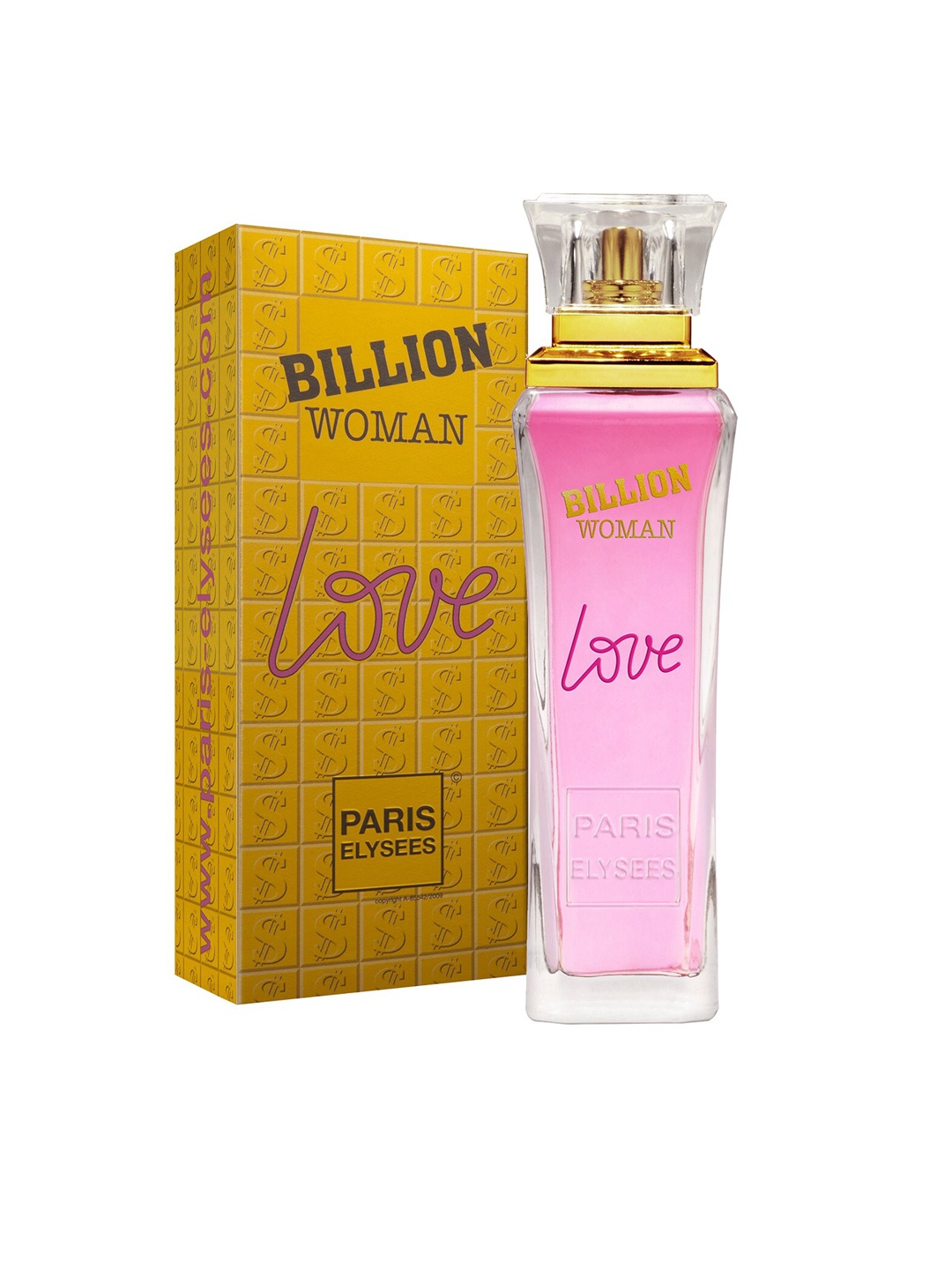 

Paris Elysees Women Billion Woman Love Eau De Tolitte Perfume-100ml, Pink