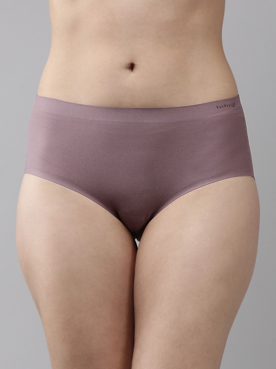 

Van Huesen Women Solid Invisilite Hipster Briefs With Easy Stain Release Gusset, Mauve