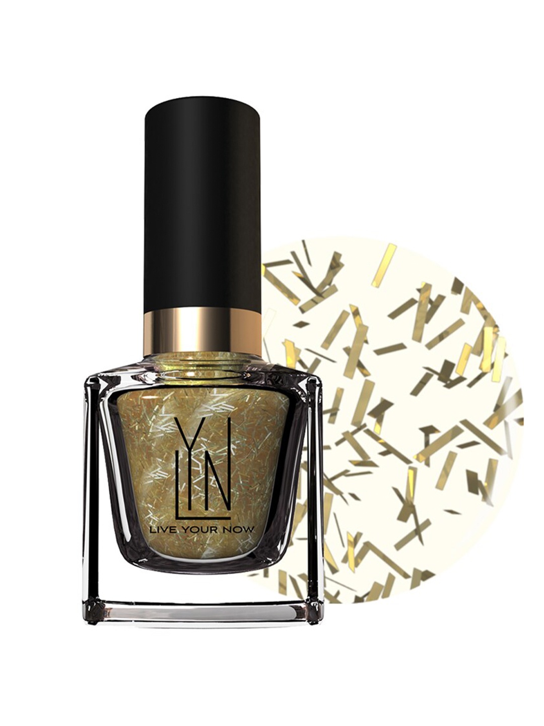 

LYN LIVE YOUR NOW Women My Little Gold Mine Fast Dry Nail Polish