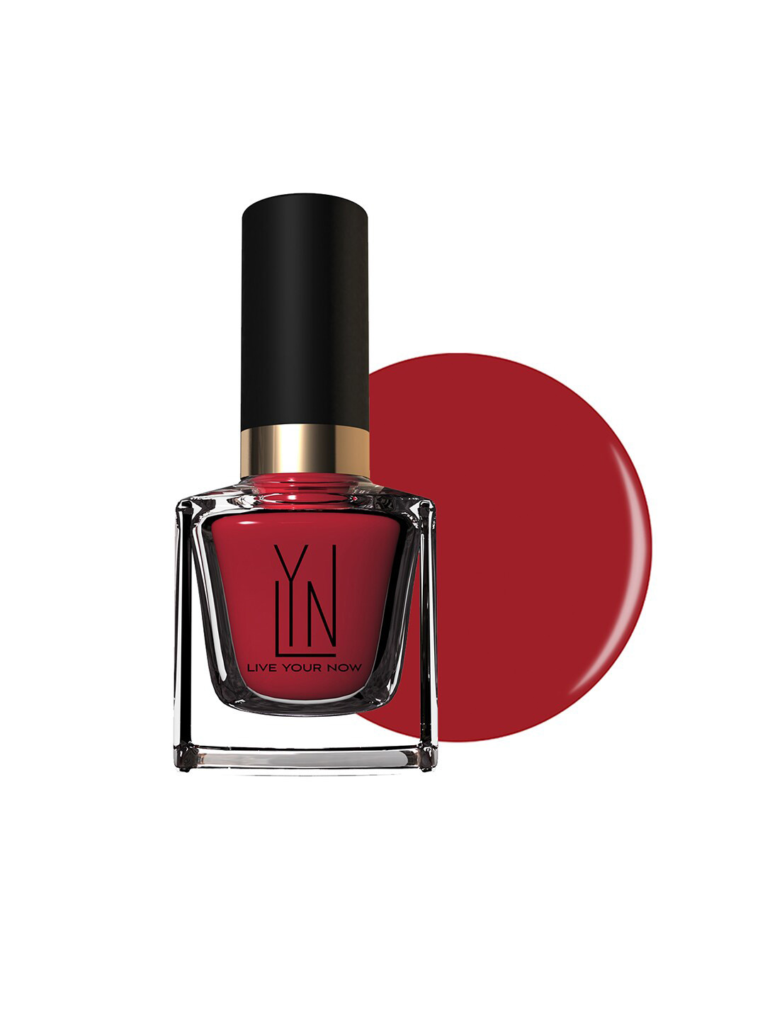 

LYN LIVE YOUR NOW Women Red Long Lasting Nail Polish - Eves Apple