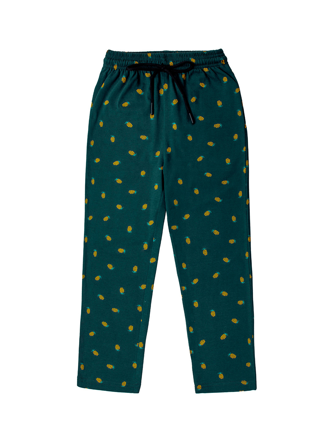 

Hunny Bunny Girls Green Pure Cotton Printed Lounge pants