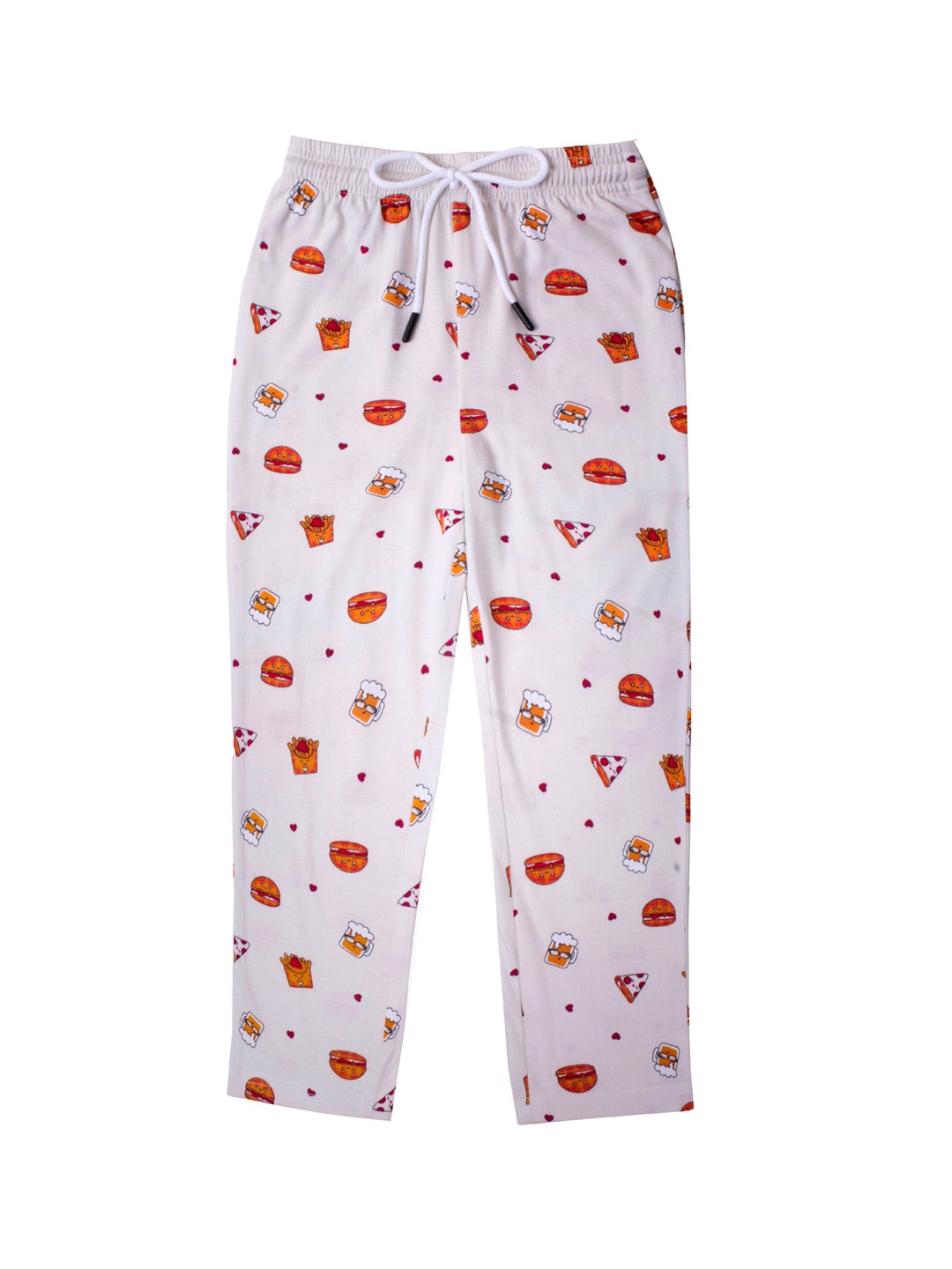 

Hunny Bunny Girls Nude & Yellow Printed Pure Cotton Lounge Pants