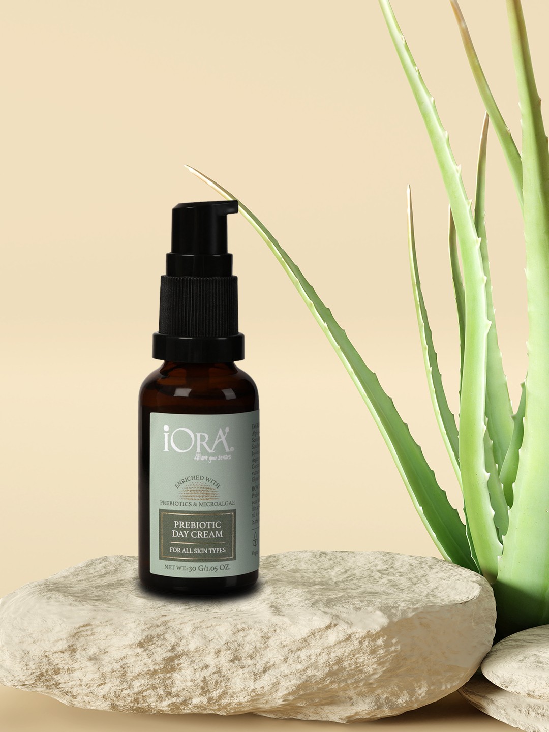 

IORA Prebiotic Day Cream with UV and Bluelight Protection - 30ml, White