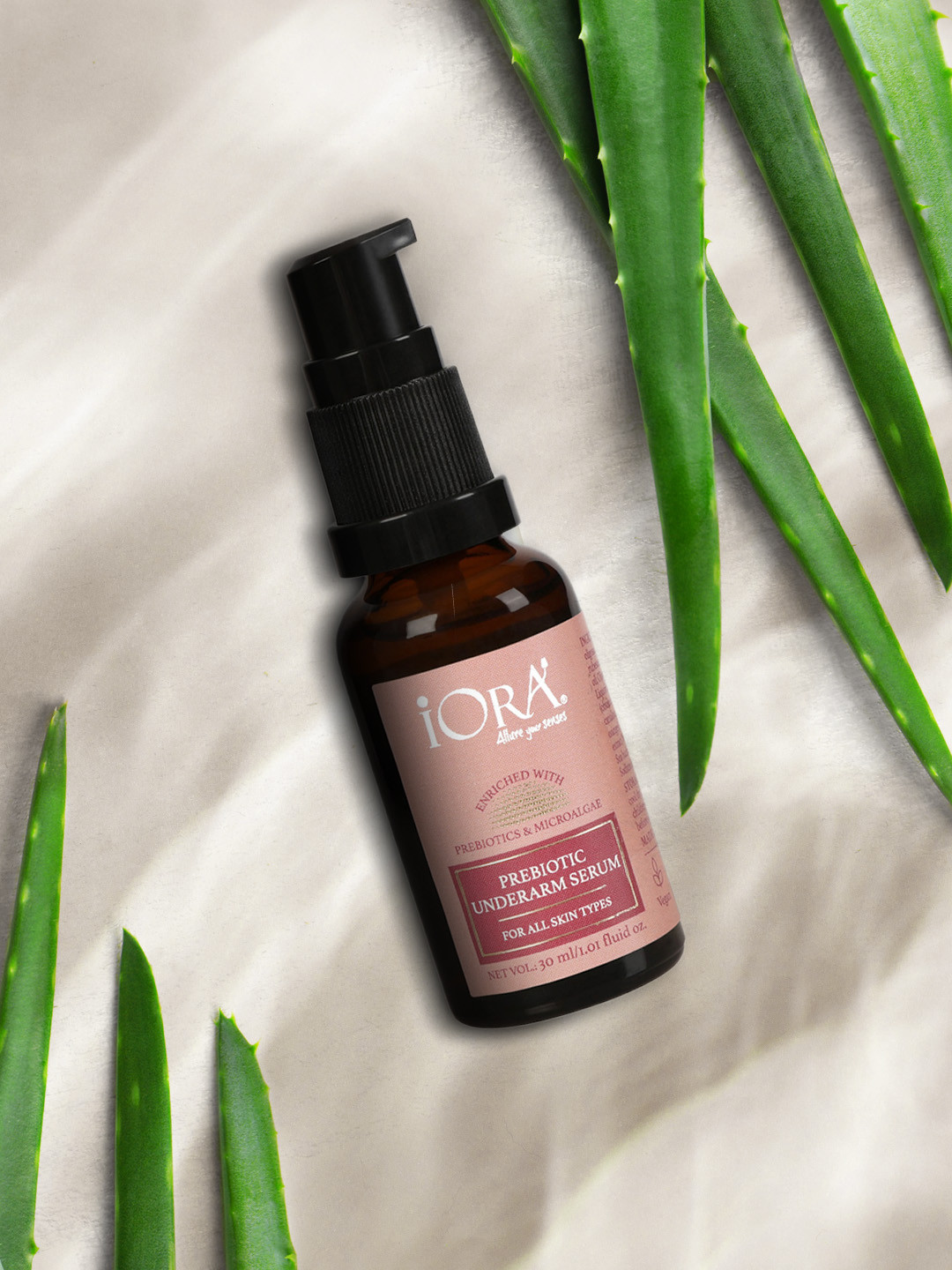 

IORA Prebiotic Underarm Brightening Serum 100% Organic actives - 30ml, White