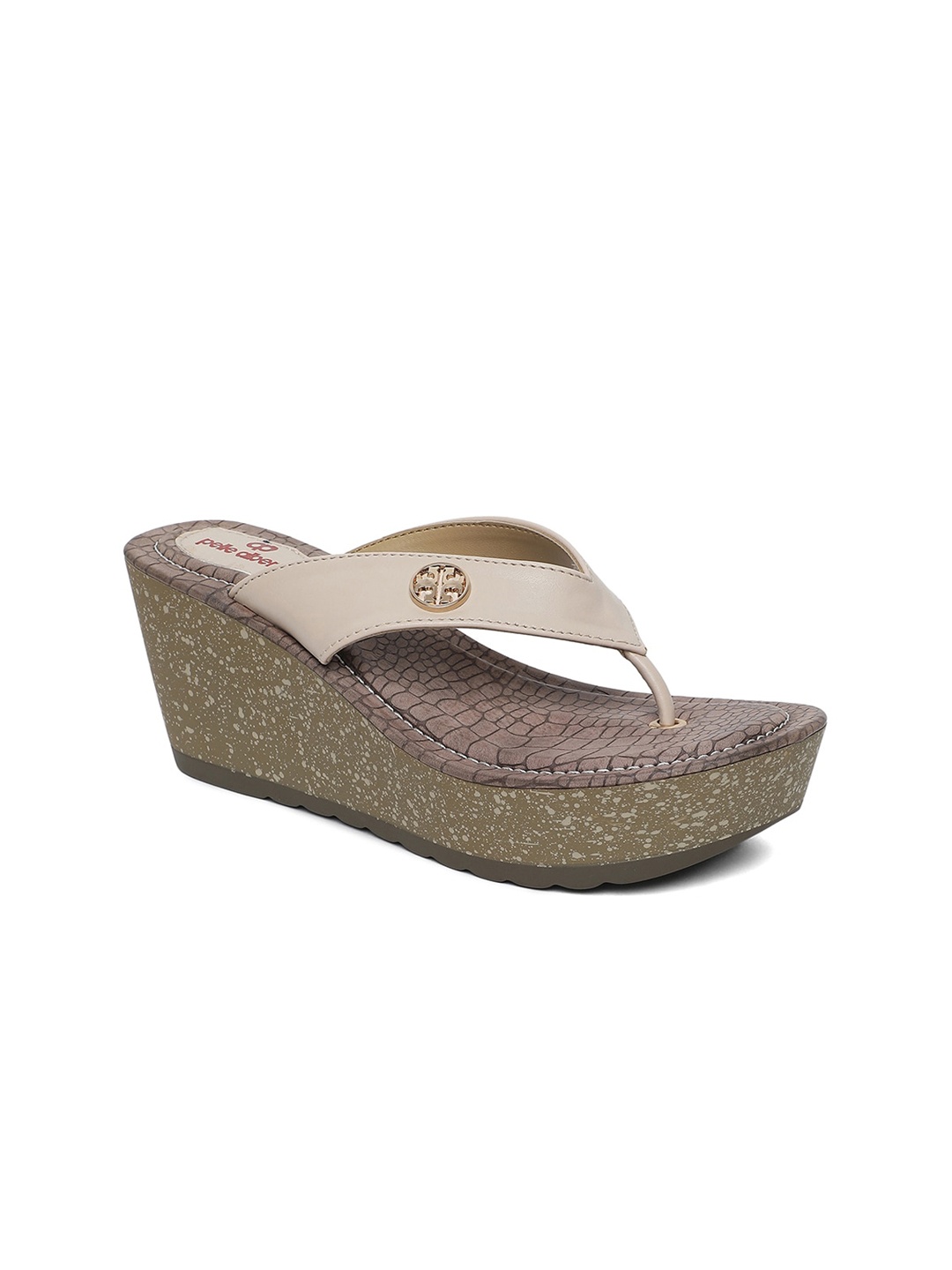 

pelle albero Women Cream-Coloured Wedge Sandals