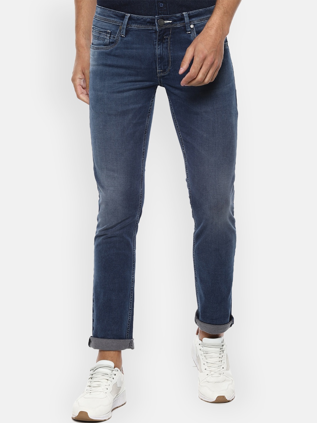 

Louis Philippe Jeans Men Navy Blue Slim Fit Jeans