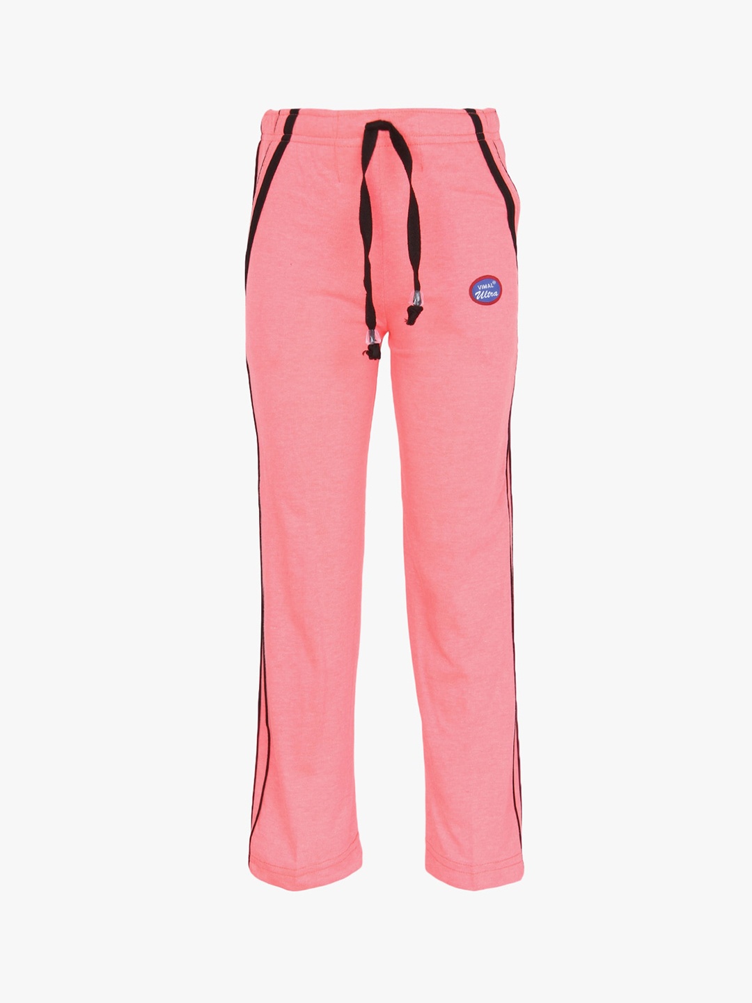 

MACK JONNEY Kids Peach Cotton Blended Track Pants