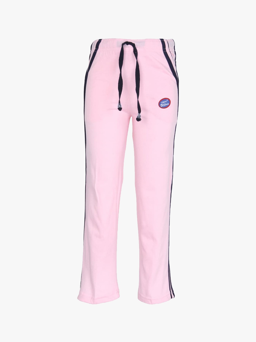 

MACK JONNEY Kids Pink Cotton Blended Track Pants