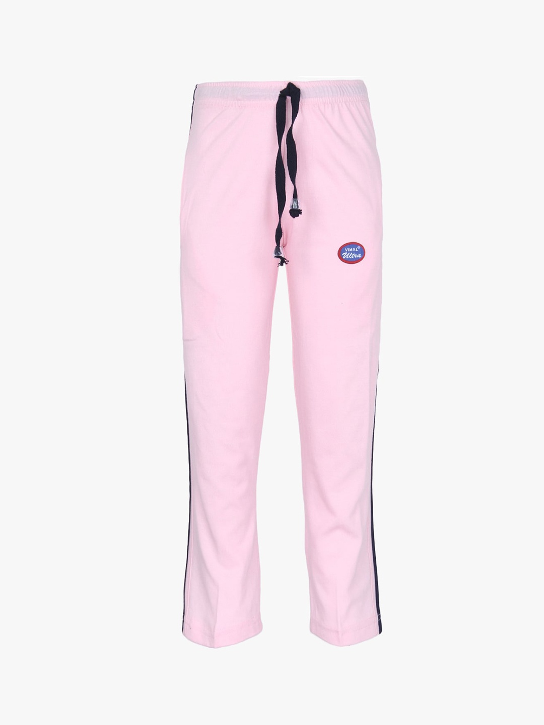 

VIMAL JONNEY Unisex Kids Pink Solid Cotton Track Pants