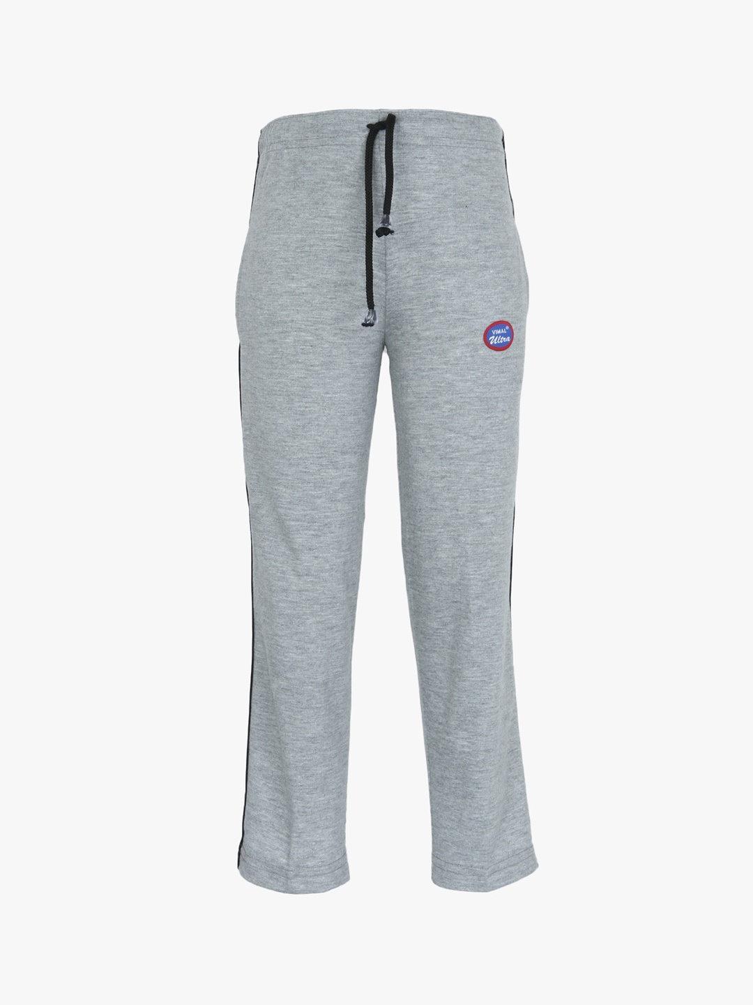 

VIMAL JONNE Kids Grey Solid Cotton Track Pants