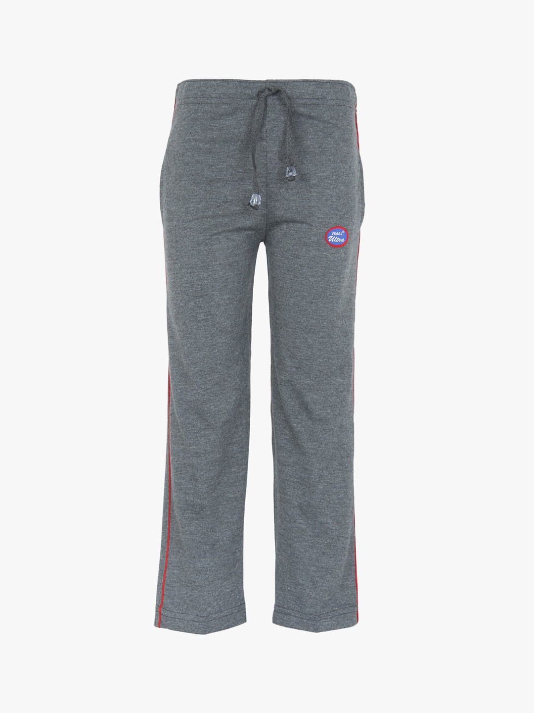 

MACK JONNEY Unisex Kids Grey Solid Cotton Track Pants