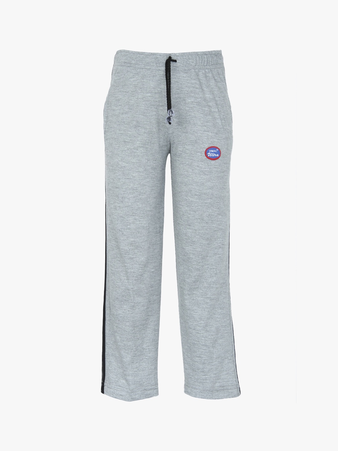 

MACK JONNEY Unisex Kids Grey Solid Cotton Track Pants