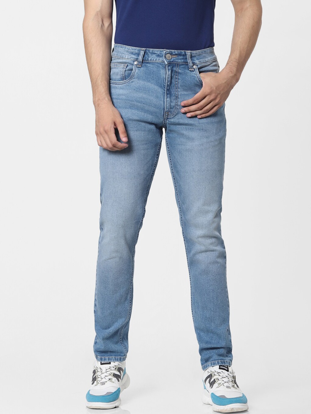 

Jack & Jones Men Blue Slim Fit Heavy Fade Stretchable Jeans