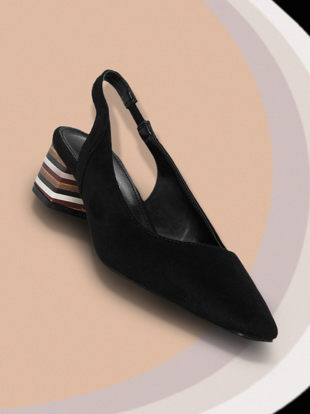 

Forever Glam by Pantaloons Women Black Block Mules