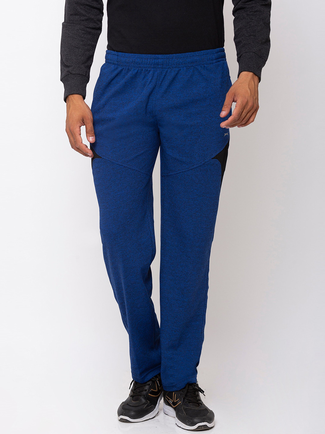 

Black Panther Men Navy Blue Solid Slim-Fit Track Pants