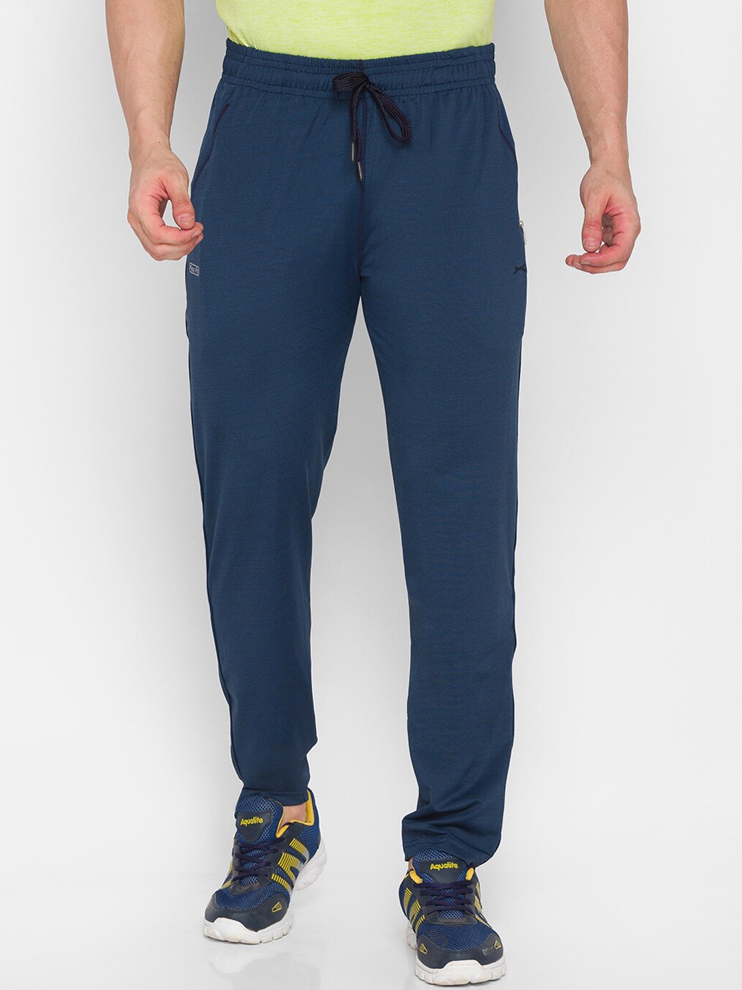 

Black Panther Men Blue Solid Slim-Fit Track Pants
