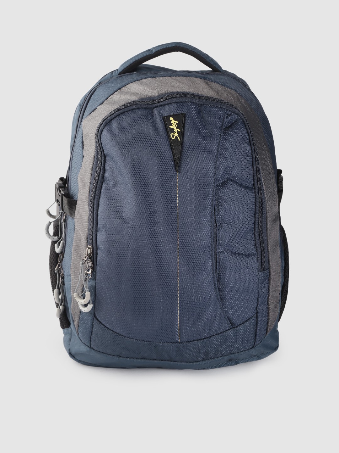 

Skybags Unisex Navy Blue & Grey Colourblocked 15 Inch Laptop Backpack