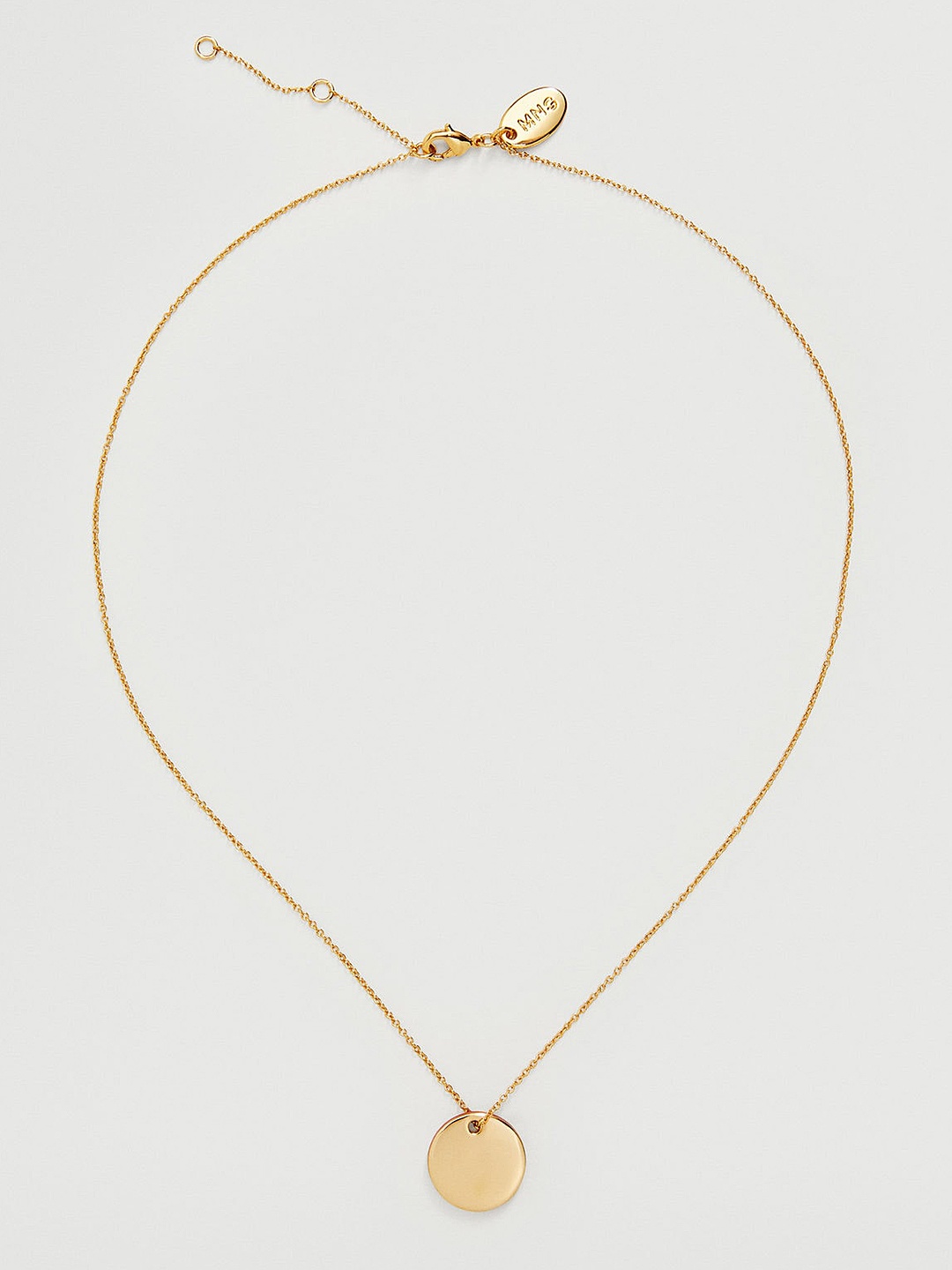

MANGO Gold-Toned Circular Necklace