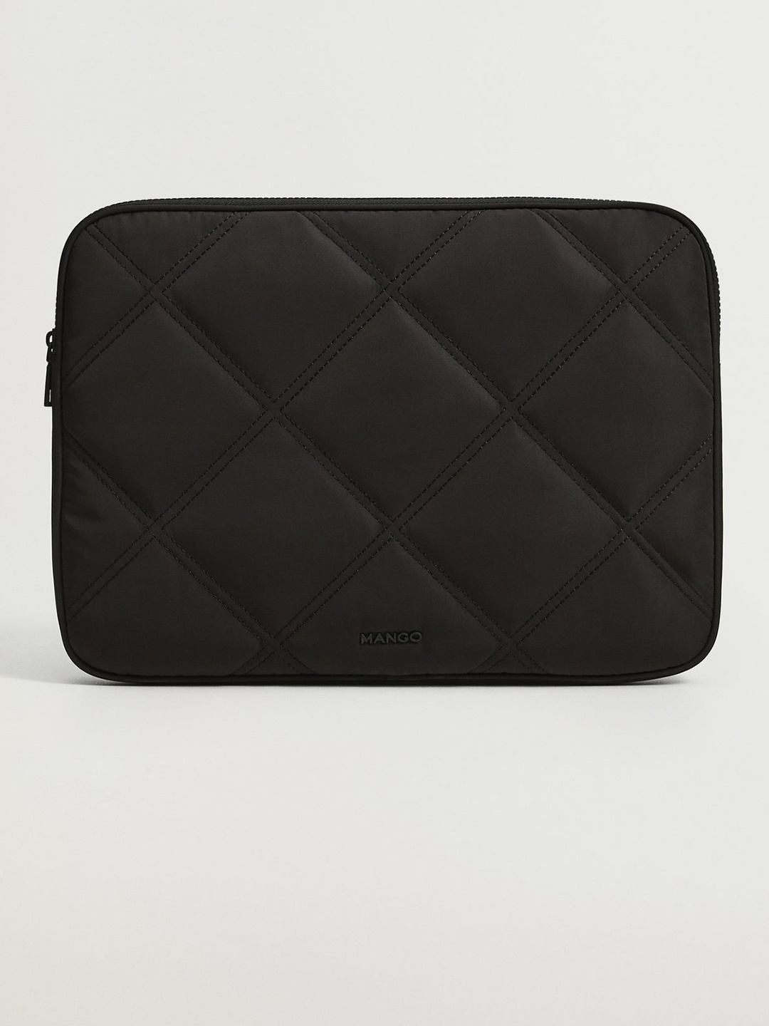 

MANGO Women Black Quilted 15 Inch Laptop Sleeve