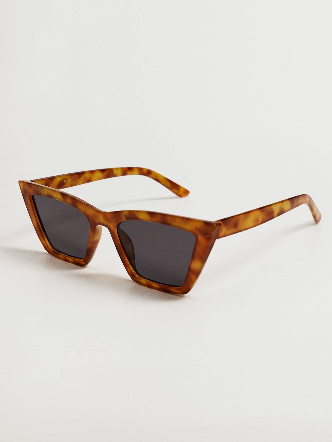 

MANGO Women Cateye Sunglasses with UV Protected Lens, Black