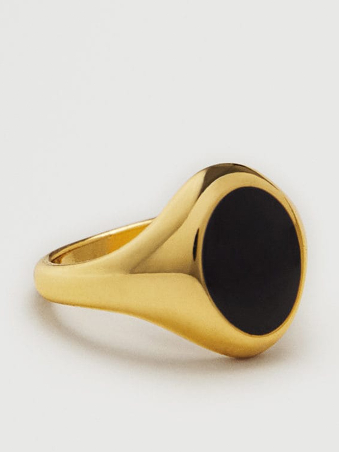 

MANGO Women Gold-Toned & Navy Blue Enamelled Little Finger Ring
